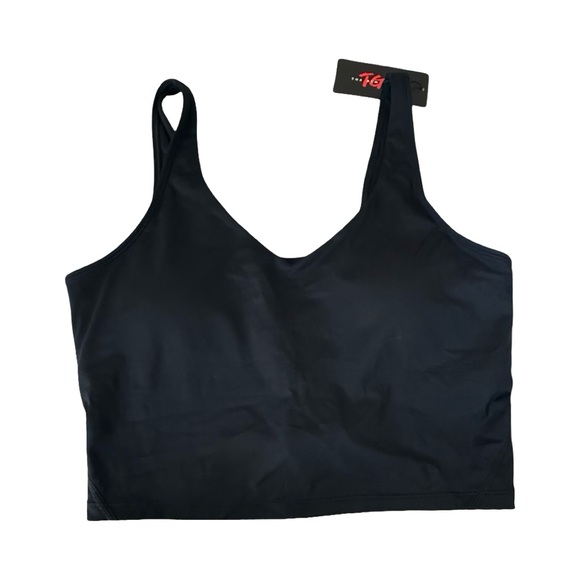 The Gym People Tops - NWT Black Padded Sports Top XL